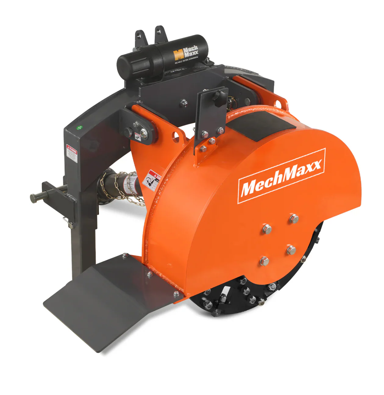 Mech-Max SG24 3-Point PTO Stump Grinder — front studio view